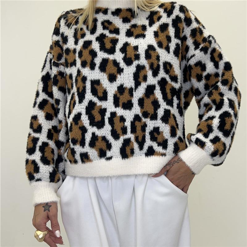 maglioncino leopardato hairy